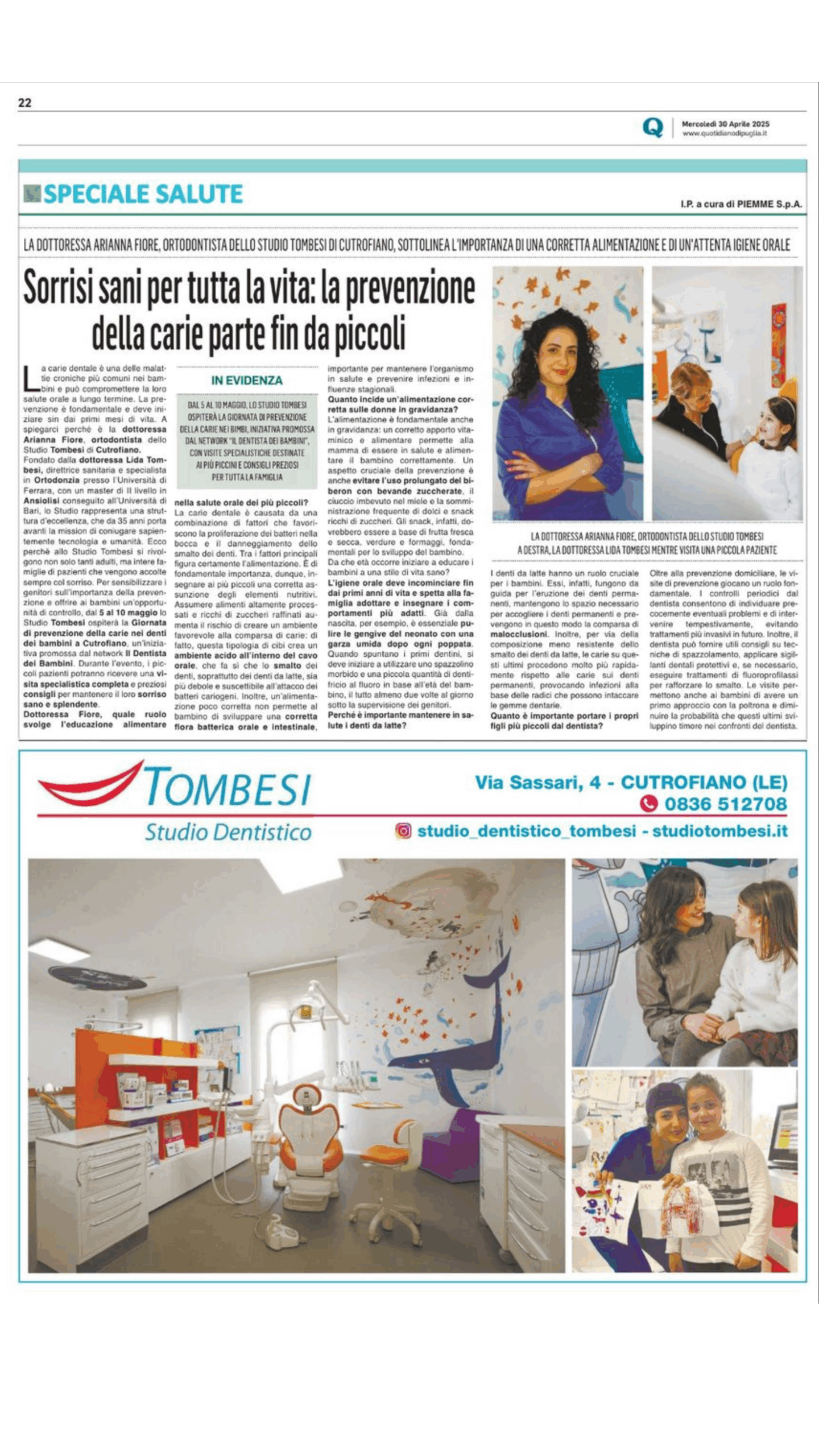 Grafiche per feed Impianti Dentali